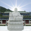 Large Garden Laughing Carving Marble Statue Of Buddha